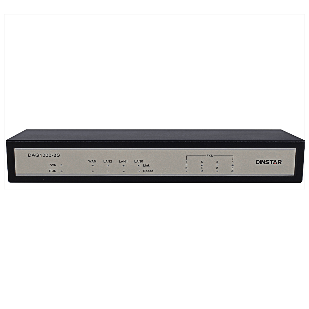 DINSTAR DAG1000-8S FXS Analog VoIP Gateway
