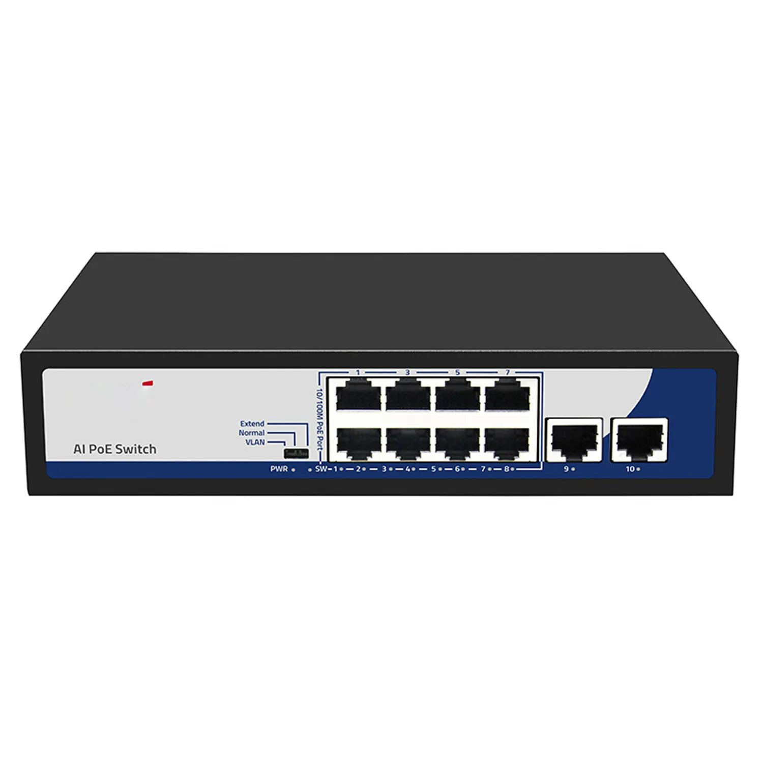 Aitek 10-Port PoE Network Switch