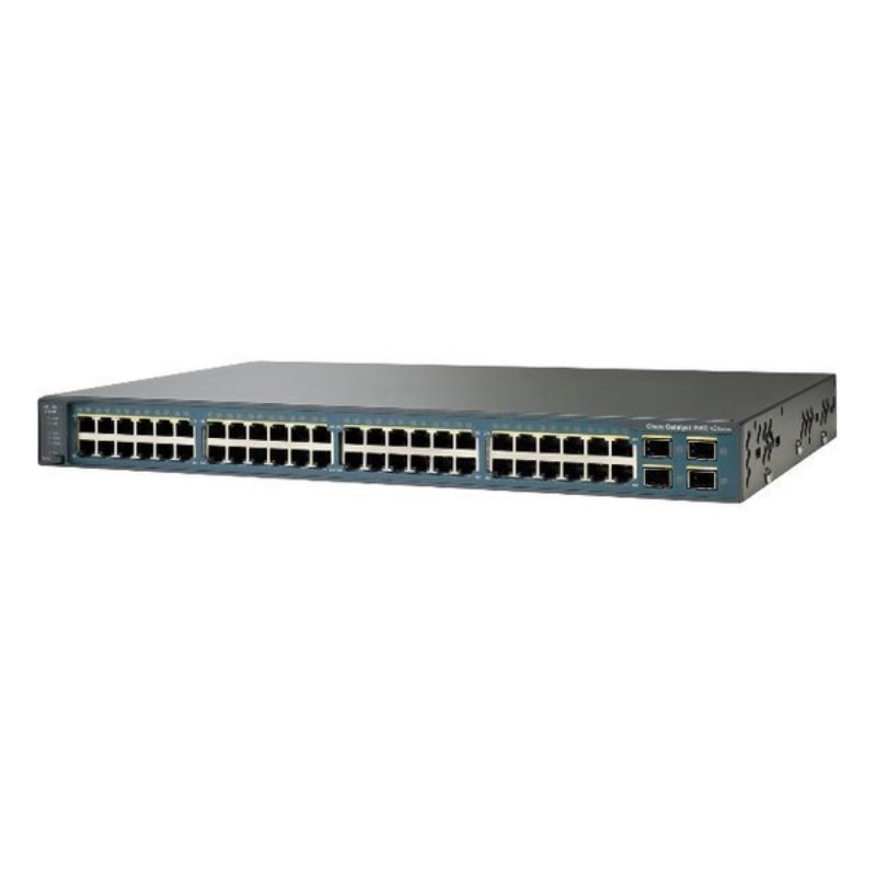 Cisco WS-C3560V2-48PS-S switch (48) 10/100 Ethernet ports and (4) SFP Ports 